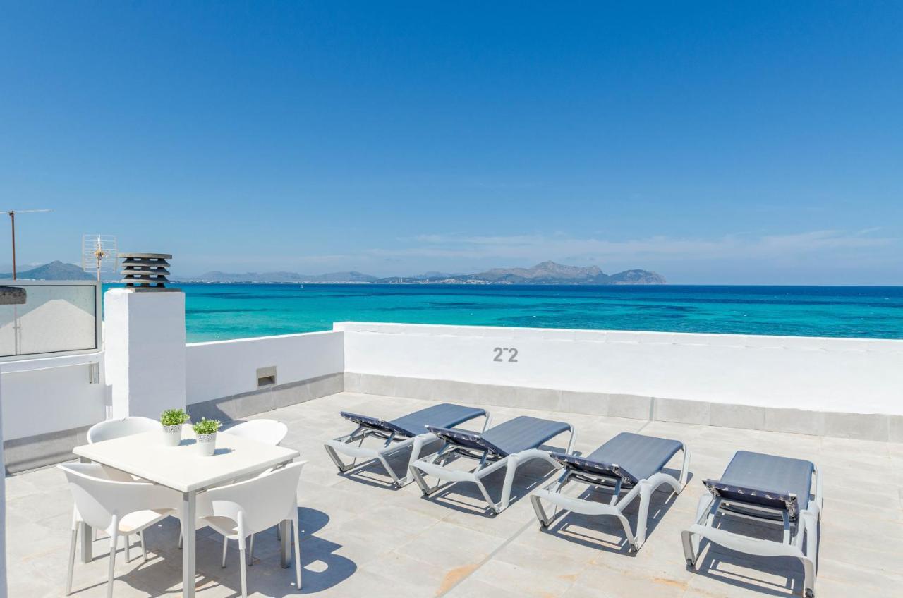 Yourhouse Blau Blue Sea View Apartment 1 2 Can Picafort  Luaran gambar